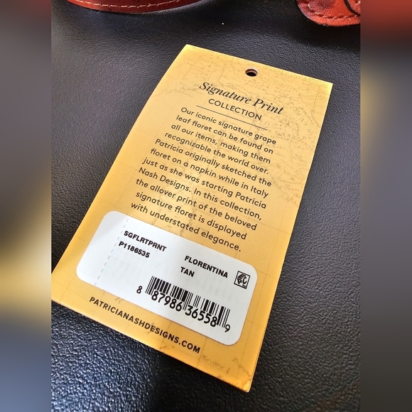 Patricia Nash Florentina Frame Leather Crossbody Bag NWT - Picture 5 of 16